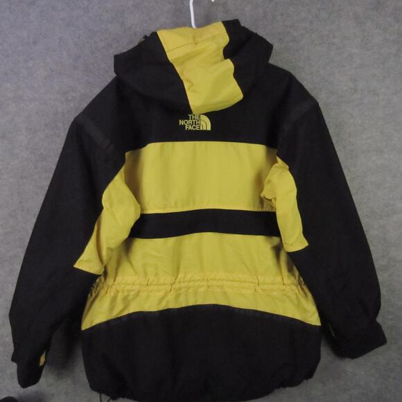 The North Face Steep Tech Jacket Mens XL Yellow Black Hooded Pullover Anorak - Picture 11 of 11